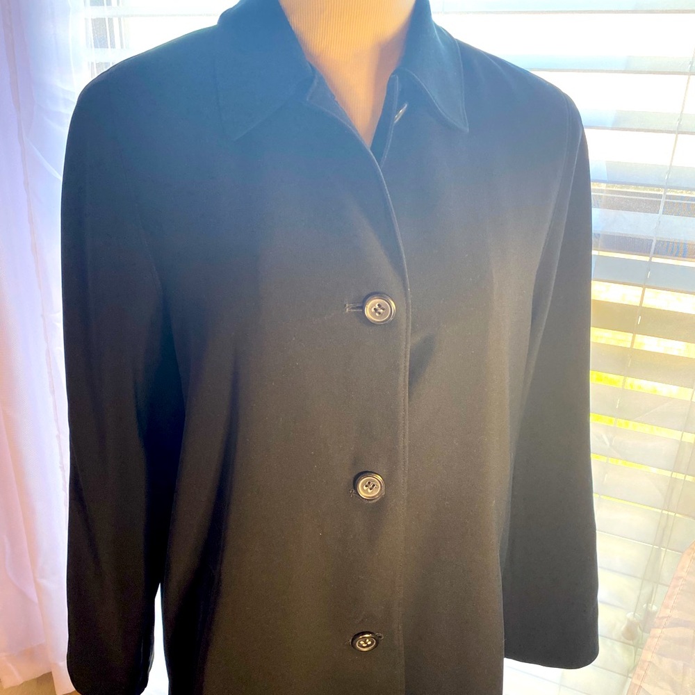 London Fog mid length collared jacket fully lined